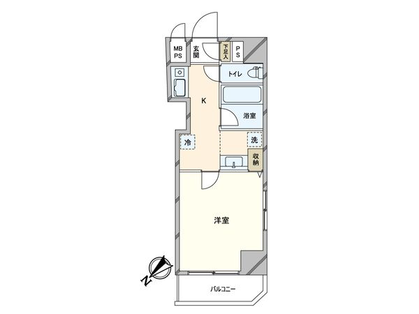 ライオンズマンション千駄木第2 間取図(平面図) ライオンズマンション千駄木第2 間取図(平面図)
