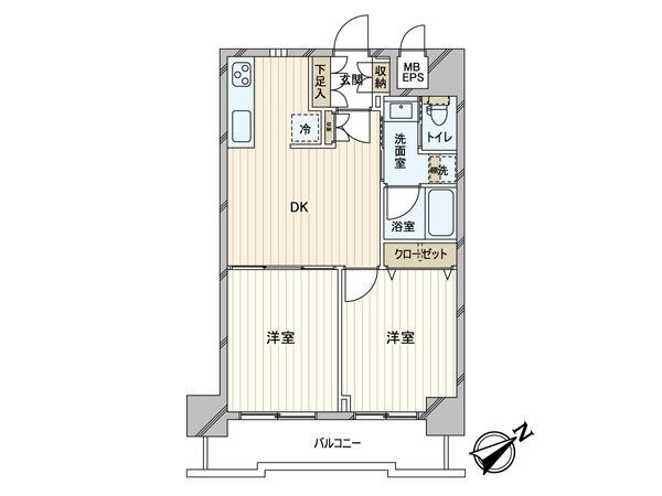 ハイマート入谷 間取図(平面図)