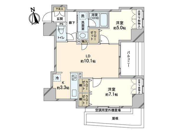 アルシオン浅草国際通り 間取図(平面図) アルシオン浅草国際通り 間取図(平面図)