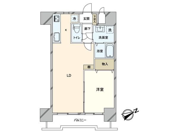 ハイマート入谷 間取図(平面図)