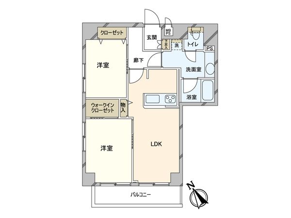 藤和下谷コープ 間取図(平面図)