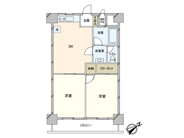 辰巳橋マンション 間取図(平面図) 辰巳橋マンション 間取図(平面図)