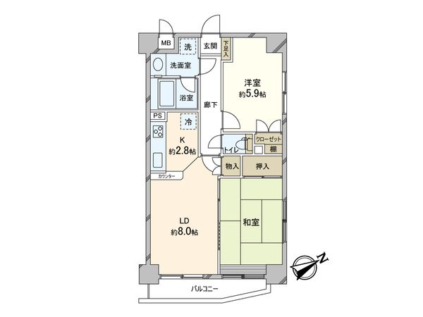 藤和シティコープ三ノ輪駅前 間取図(平面図) 藤和シティコープ三ノ輪駅前 間取図(平面図)