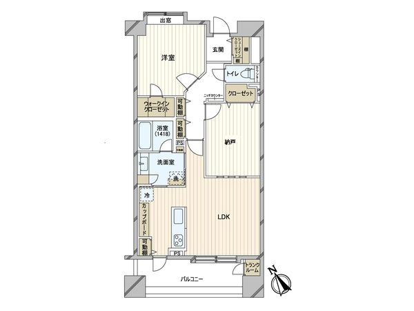ライオンズステーションプラザ入谷 間取図(平面図) ライオンズステーションプラザ入谷 間取図(平面図)