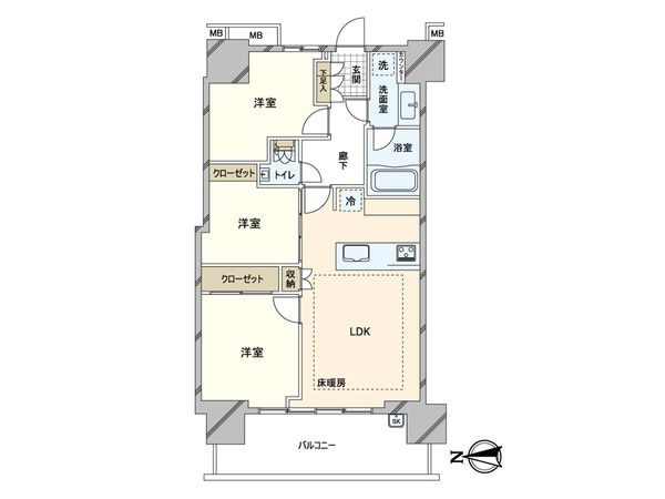 浅草タワー 間取図(平面図) 浅草タワー 間取図(平面図)