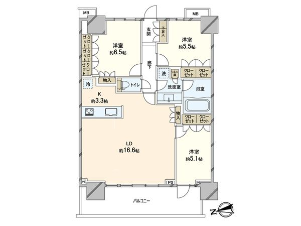 浅草タワー 間取図(平面図) 浅草タワー 間取図(平面図)