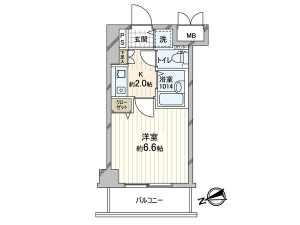シーガルハイツ入谷壱番館 間取図(平面図) シーガルハイツ入谷壱番館 間取図(平面図)