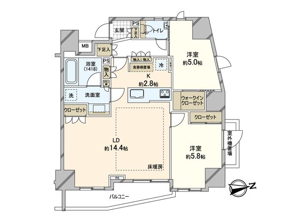 間取図(平面図)