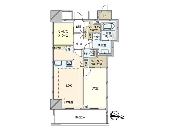 ザ・ライオンズ上野の森 間取図(平面図)
