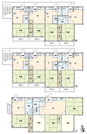 台東区根岸3丁目 アパート 間取図(平面図)