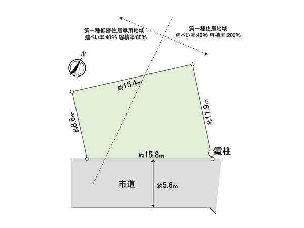 船橋市古作4丁目 土地 区画図 船橋市古作4丁目 土地 区画図