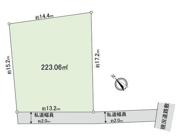 船橋市海神5丁目 土地 区画図 船橋市海神5丁目 土地 区画図