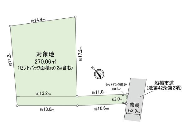 船橋市海神5丁目 土地 区画図 船橋市海神5丁目 土地 区画図
