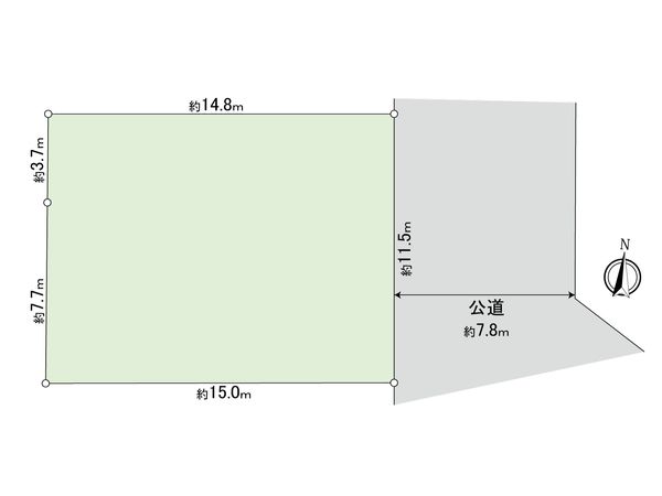 船橋市大穴北1丁目 土地 区画図 船橋市大穴北1丁目 土地 区画図