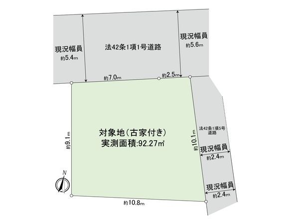 船橋市藤原6丁目 土地 区画図 船橋市藤原6丁目 土地 区画図