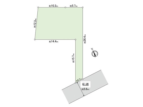 習志野市谷津5丁目 土地 区画図 習志野市谷津5丁目 土地 区画図