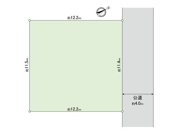 船橋市北本町2丁目 土地 区画図
