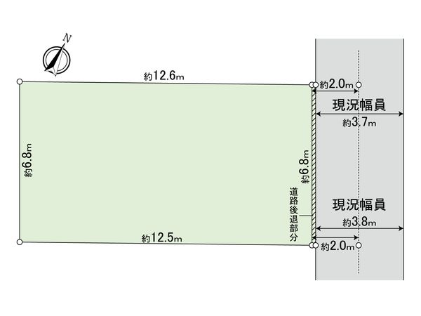 船橋市夏見2丁目 土地 区画図