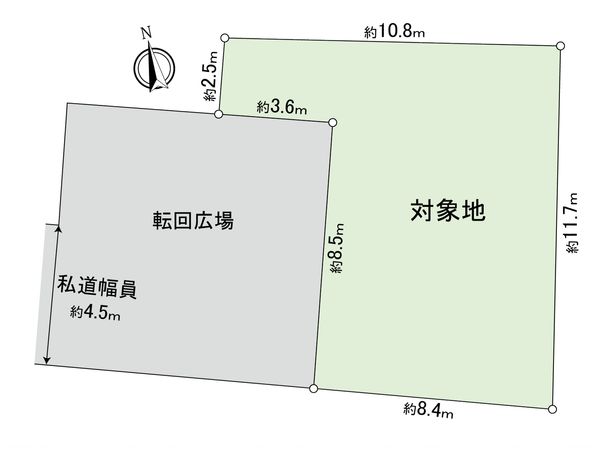 船橋市夏見4丁目 土地 区画図 船橋市夏見4丁目 土地 区画図