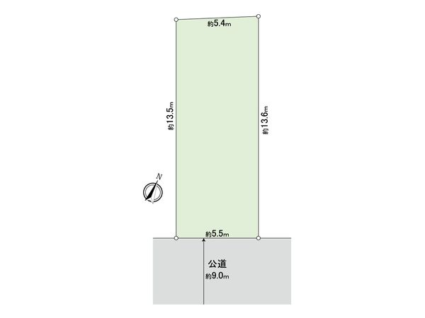船橋市行田1丁目 土地 区画図 船橋市行田1丁目 土地 区画図