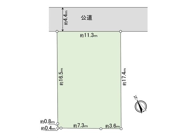 船橋市松が丘4丁目 土地 区画図 船橋市松が丘4丁目 土地 区画図