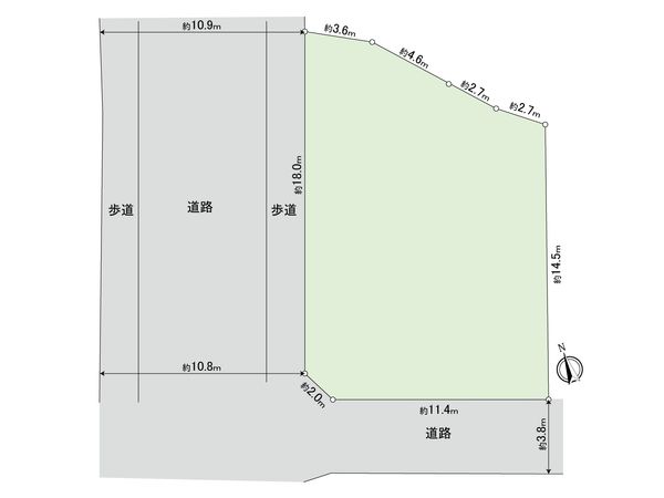 船橋市東船橋6丁目 土地 区画図 船橋市東船橋6丁目 土地 区画図