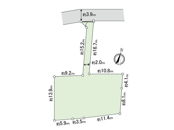 千葉県船橋市金杉6丁目 区画図 千葉県船橋市金杉6丁目 区画図