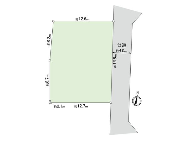 船橋市金杉6丁目 土地 区画図 船橋市金杉6丁目 土地 区画図