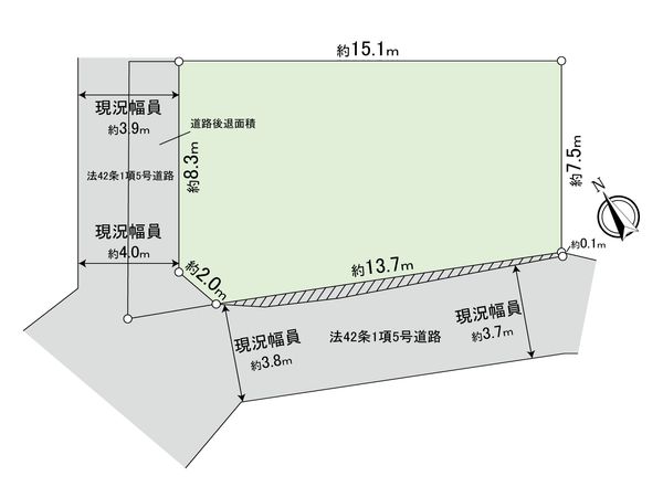 船橋市丸山1丁目 土地 区画図 船橋市丸山1丁目 土地 区画図