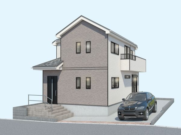 船橋市丸山2丁目 新築戸建 外観パース図
