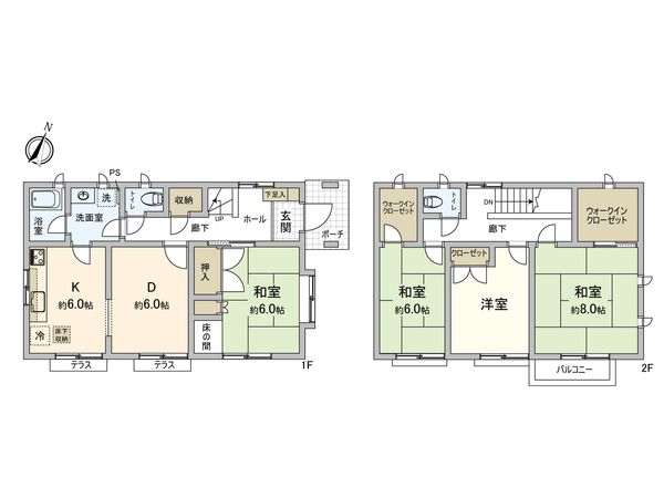 船橋市藤原六丁目 戸建 間取図(平面図) 船橋市藤原六丁目 戸建 間取図(平面図)