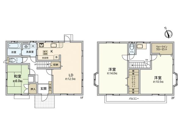 船橋市海神5丁目 戸建 間取図(平面図) 船橋市海神5丁目 戸建 間取図(平面図)
