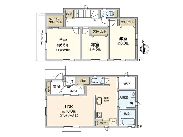 船橋市金杉5丁目 新築戸建 間取図(平面図) 船橋市金杉5丁目 新築戸建 間取図(平面図)