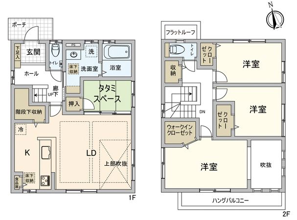 船橋市夏見台1丁目 戸建 間取図(平面図)