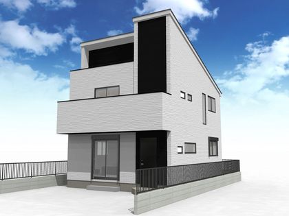 船橋市東船橋7丁目 新築戸建 外観パース図
