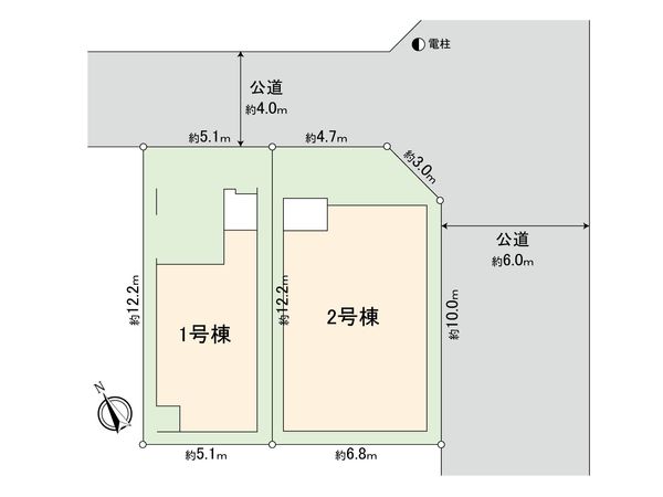 船橋市北本町2丁目 新築戸建 1号棟 間取図(平面図) 船橋市北本町2丁目 新築戸建 1号棟 間取図(平面図)