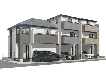 船橋市海神6丁目 新築戸建 2号棟 外観パース図