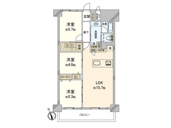 ウェルフェアグリーン船橋 間取図(平面図) 間取図(平面図)
