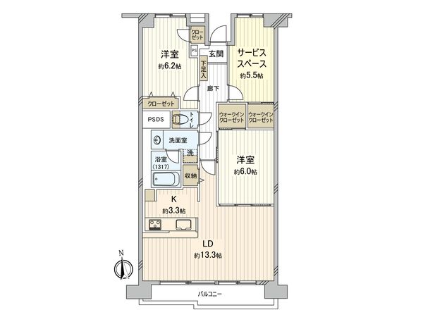 フドウ船橋ハイツ 間取図(平面図) 間取図(平面図)