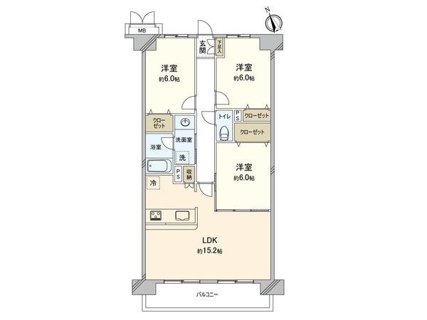 ダイアパレスライブシティ船橋 間取図(平面図) 間取図(平面図)