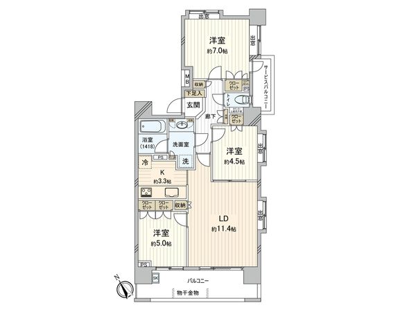 間取図(平面図)