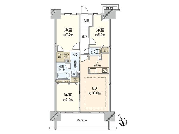間取図(平面図)
