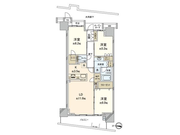 間取図(平面図)