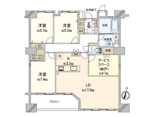 グランドステージ船橋 間取図(平面図) グランドステージ船橋 間取図(平面図)