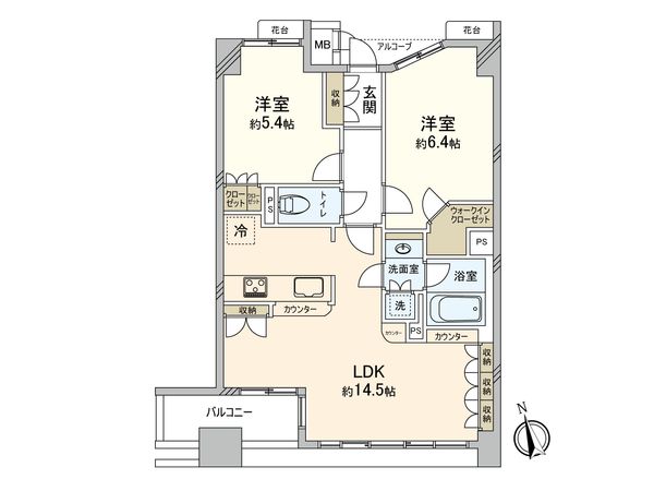エスト・グランディール船橋本町 間取図(平面図) 間取図(平面図)