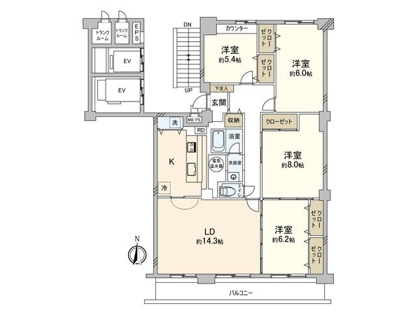 間取図(平面図)