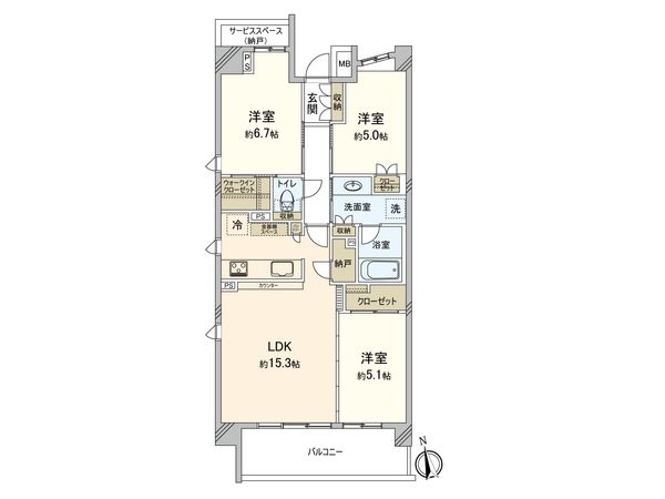 パークホームズ船橋塚田 間取図(平面図) パークホームズ船橋塚田 間取図(平面図)
