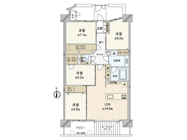 グランシティレイディアント船橋 間取図(平面図) グランシティレイディアント船橋 間取図(平面図)
