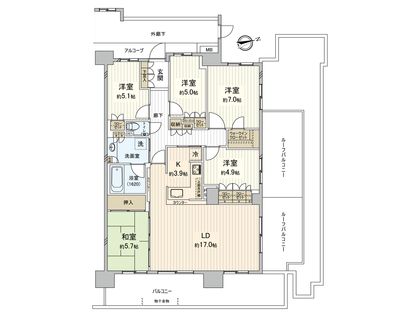 間取図(平面図)