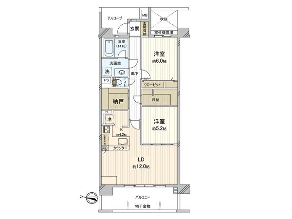 船橋夏見パークホームズ 間取図(平面図) 船橋夏見パークホームズ 間取図(平面図)